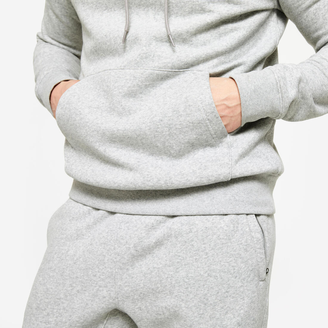 Sweat à capuche chaud en molleton homme