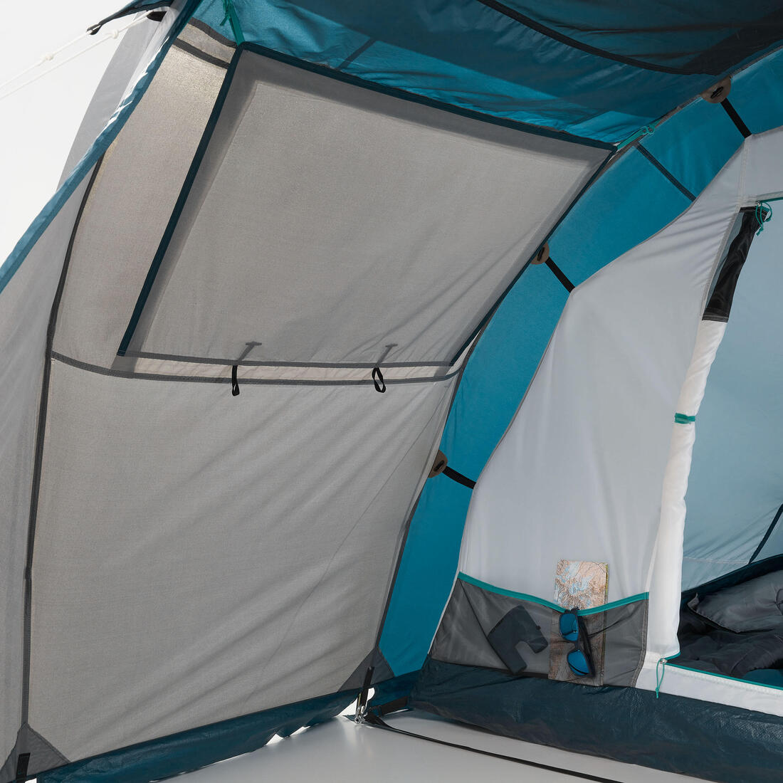 Tente de camping 4 places, MH100 XXL