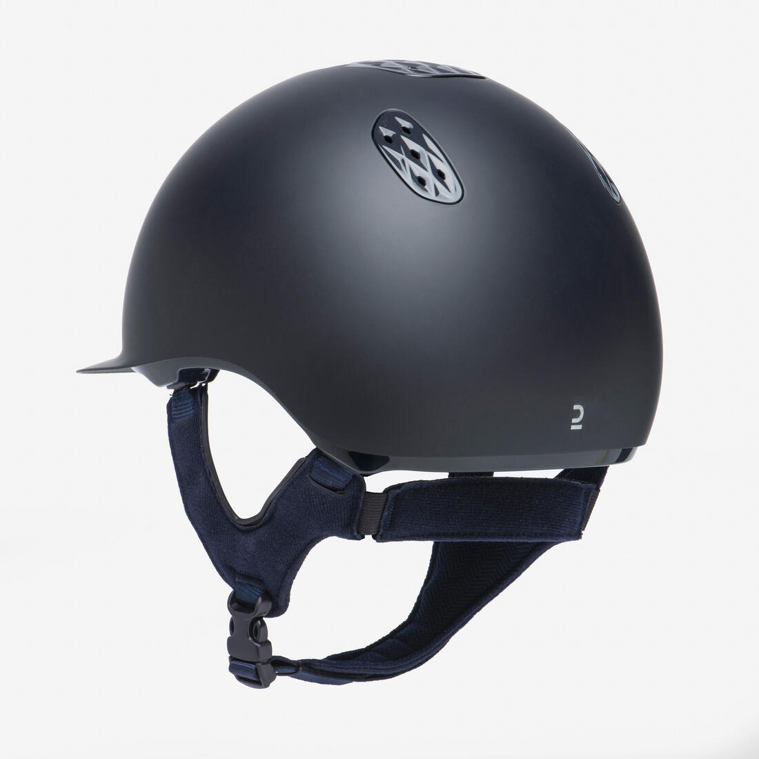 Casque équitation adulte et enfant - 520 noir mat