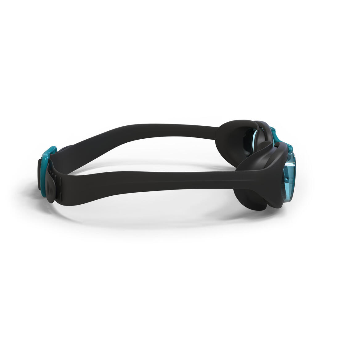 Lunettes de natation xbase - verres clairs - taille unique - noir bleu