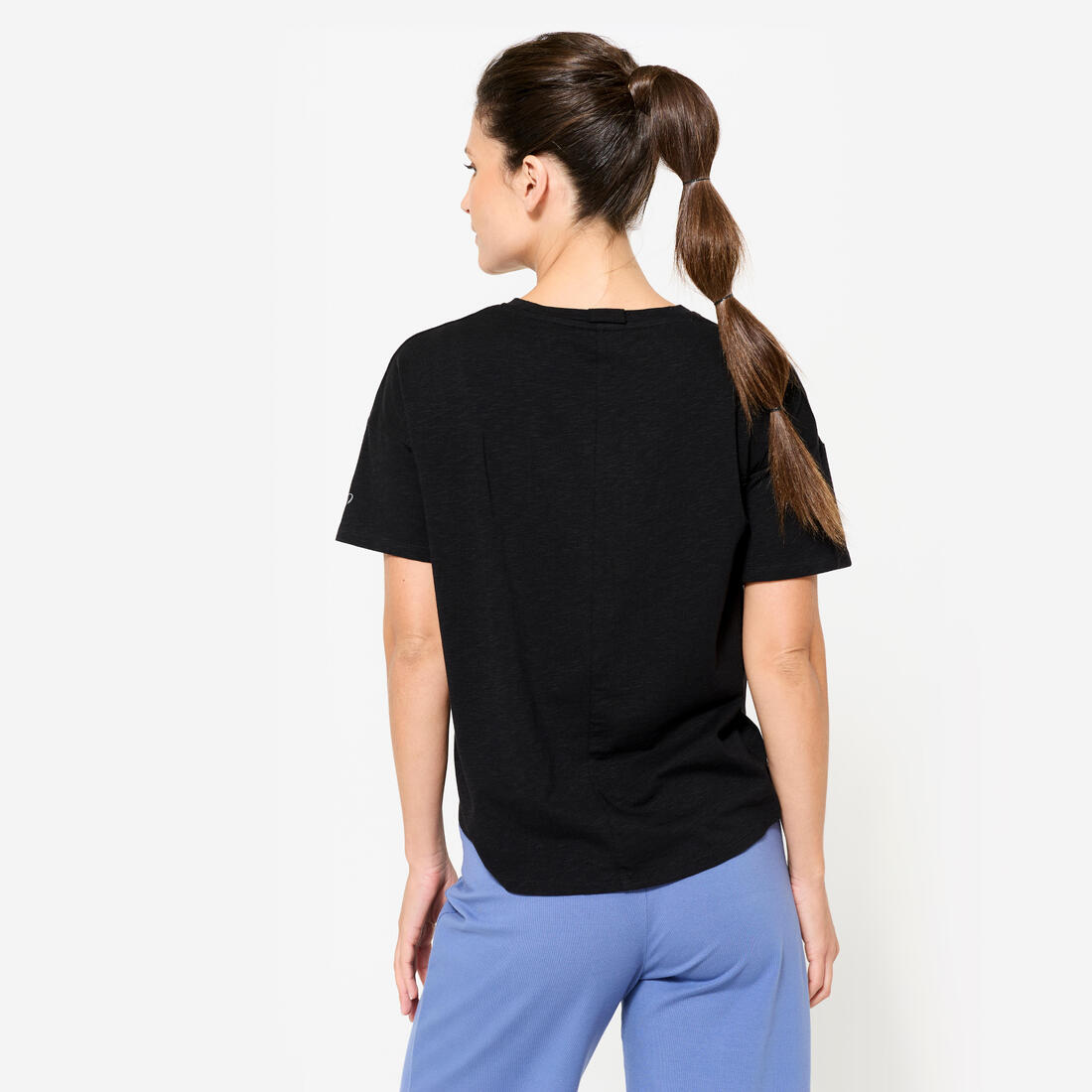 T-shirt manches courtes de yoga femme