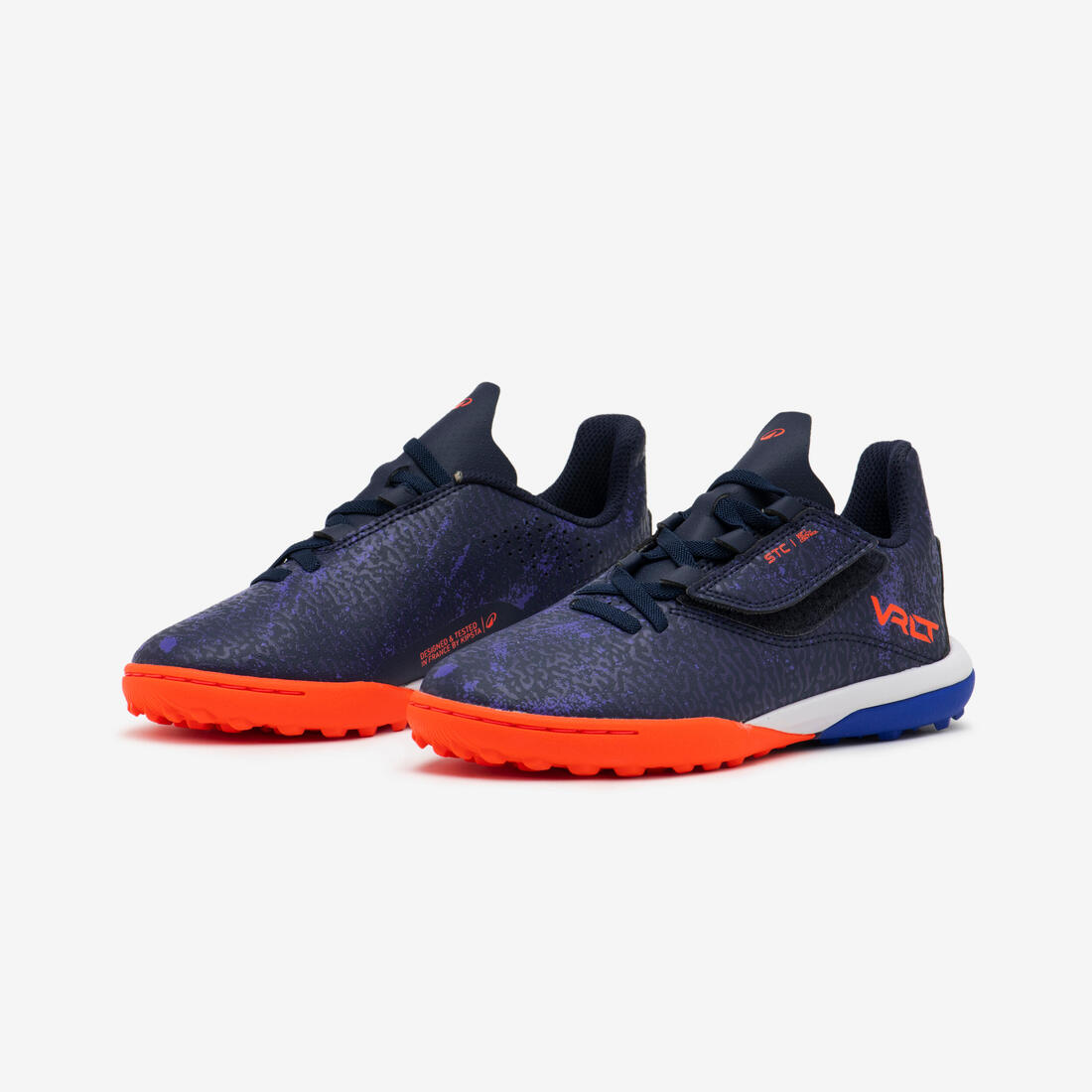 CHAUSSURES DE FOOTBALL ENFANT A SCRATCH VIRALTO I  EASY TURF TF NEBULA