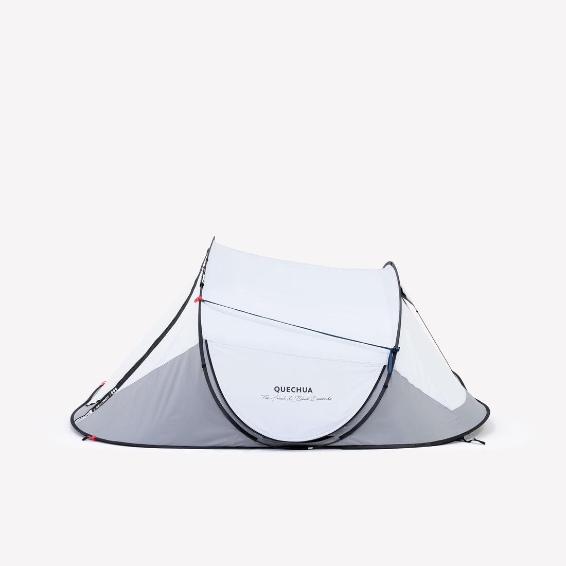 Tente de camping instantanée 3 places, 2 Seconds Fresh & Black