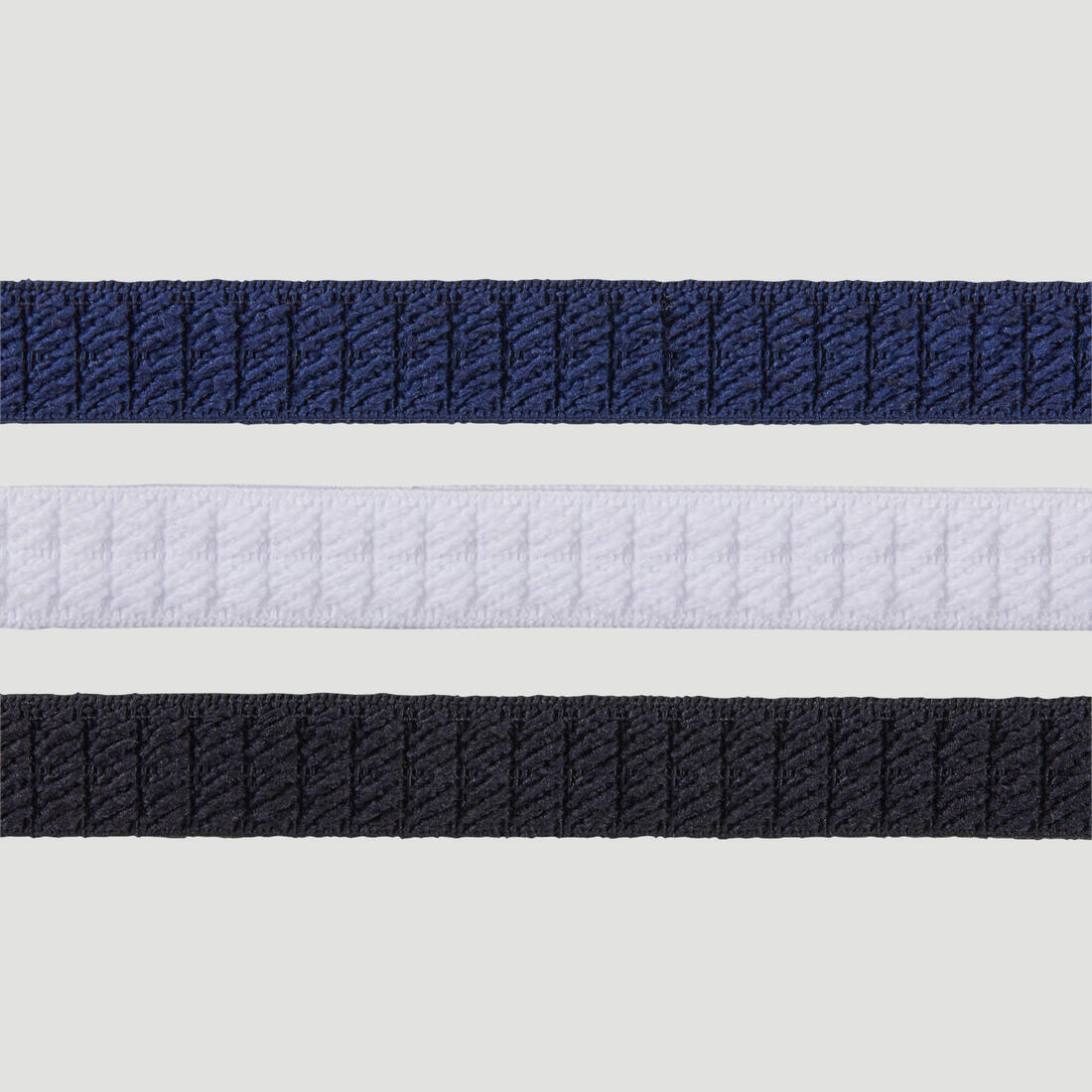 ELASTIC BAND MAINTIEN CHEVEUX  X3  NOIR BLANC MARINE