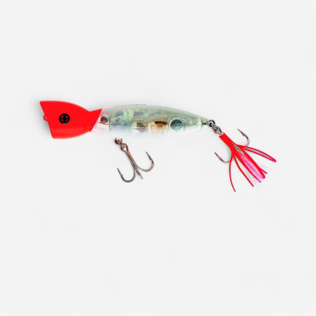 Popper PULSION GHOST CRYSTAL RED HEAD TR 135 F Pêche en mer