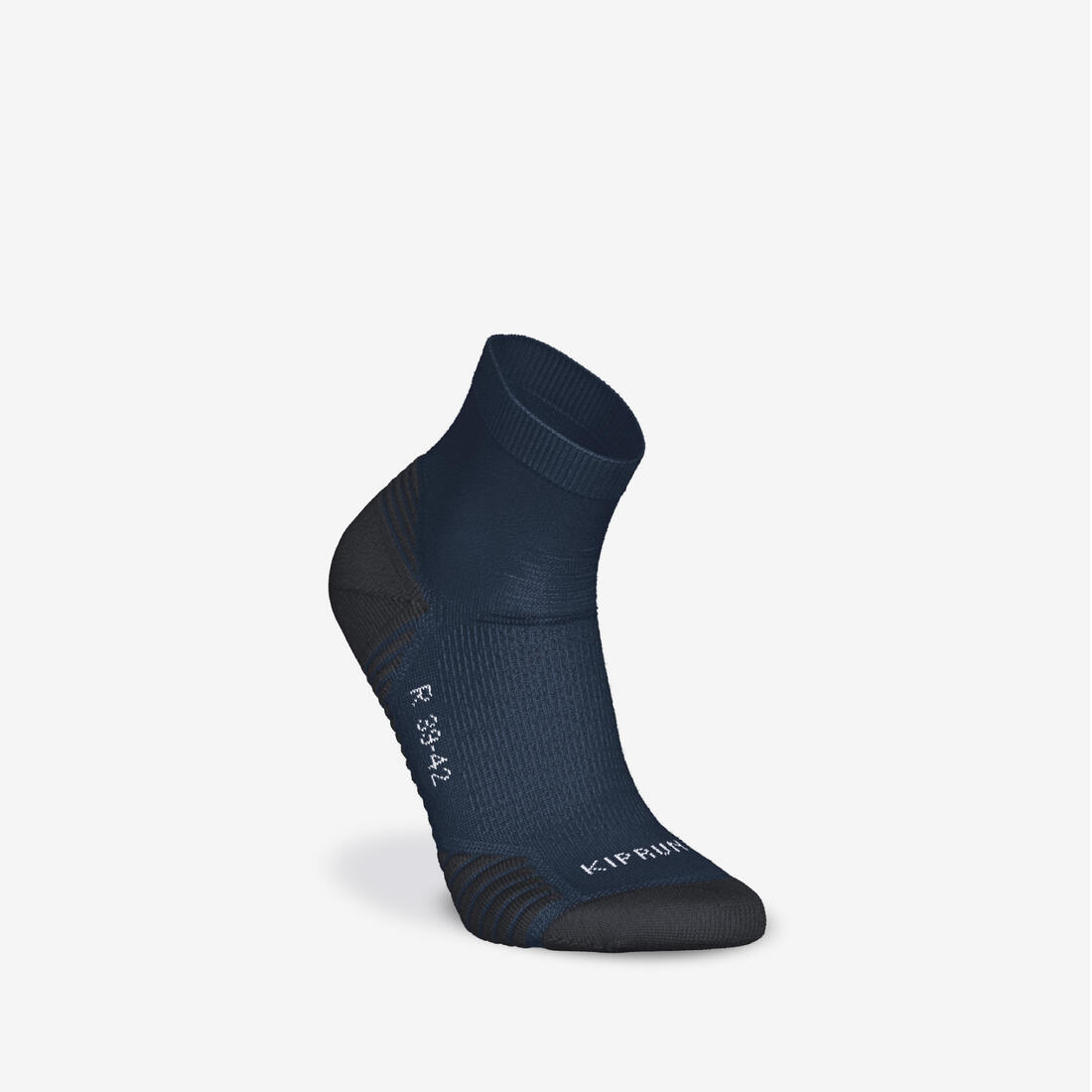 LOT de 2 PAIRES de CHAUSSETTES DE RUNNING RUN500 EPAISSES MID