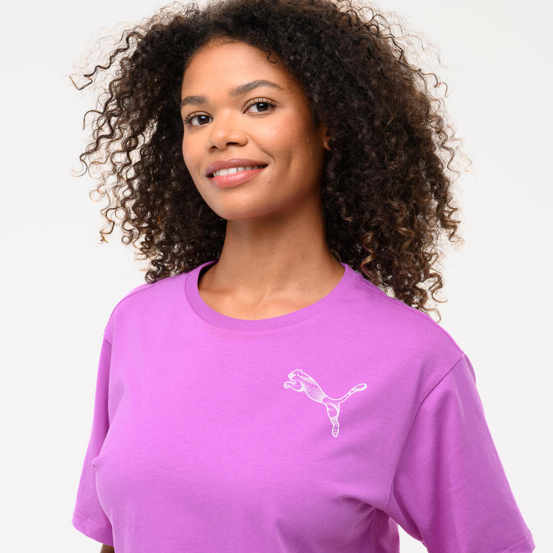 T-shirt en coton court à manches courtes femme