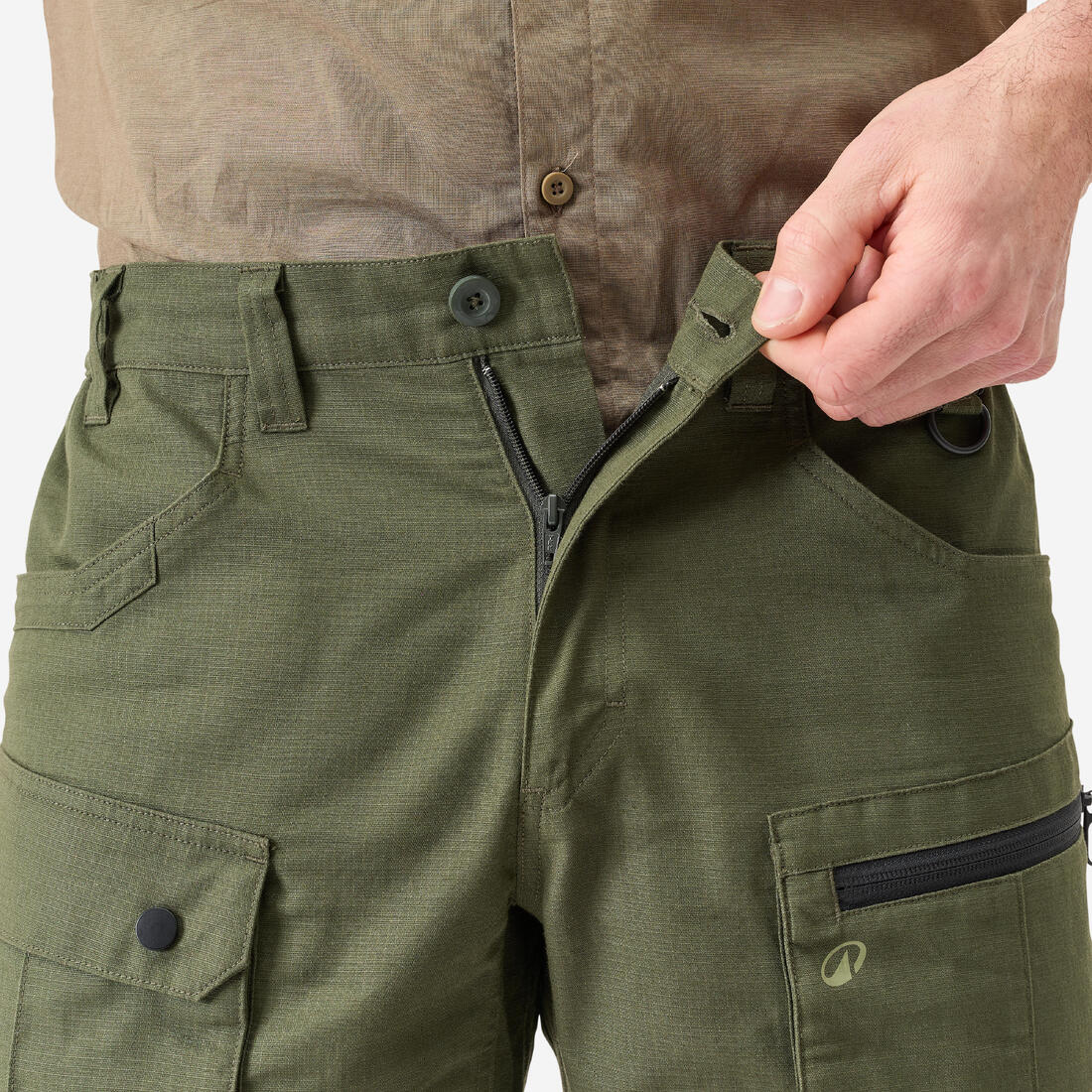 Bermuda Cargo chanvre  Homme 500 vert