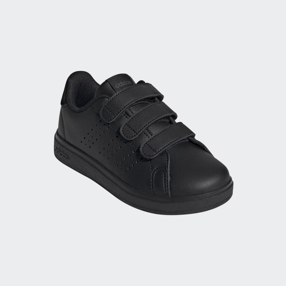 Chaussure adidas ADVANTAGE scratch enfant - noir