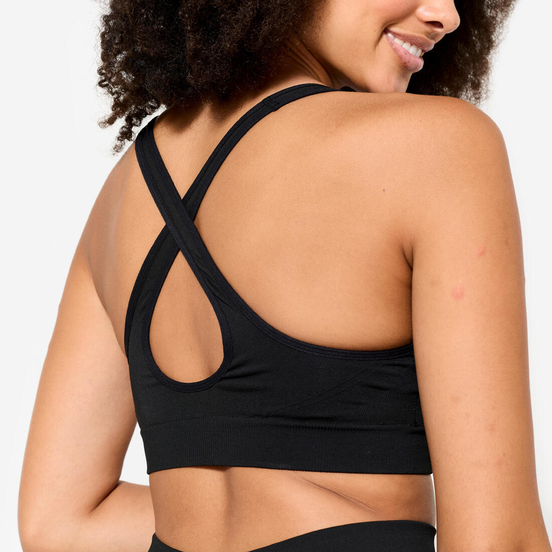 Brassière dos croisé maintien léger Femme
