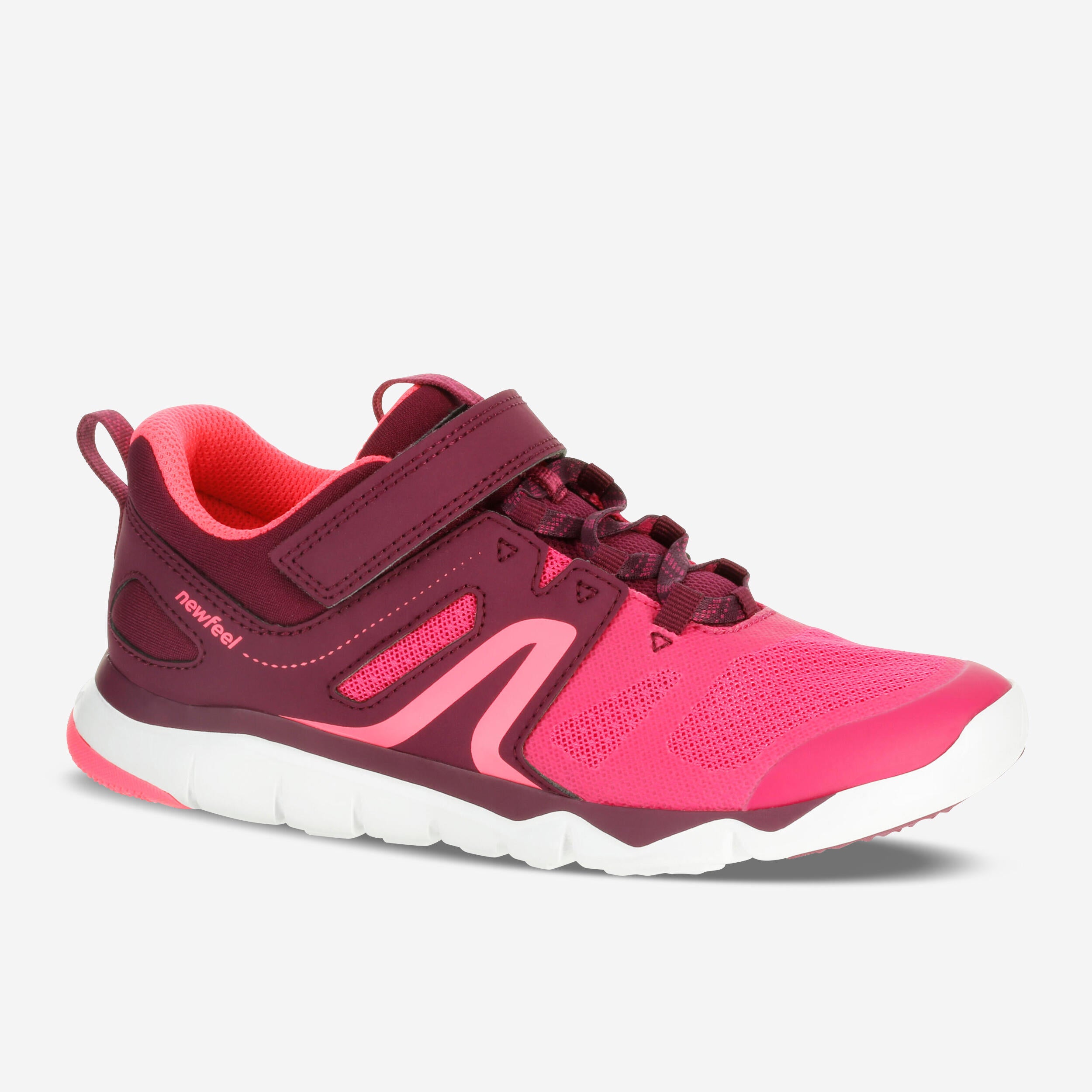 Chaussures enfant à scratch légères et respirantes PW 540 JR – violet