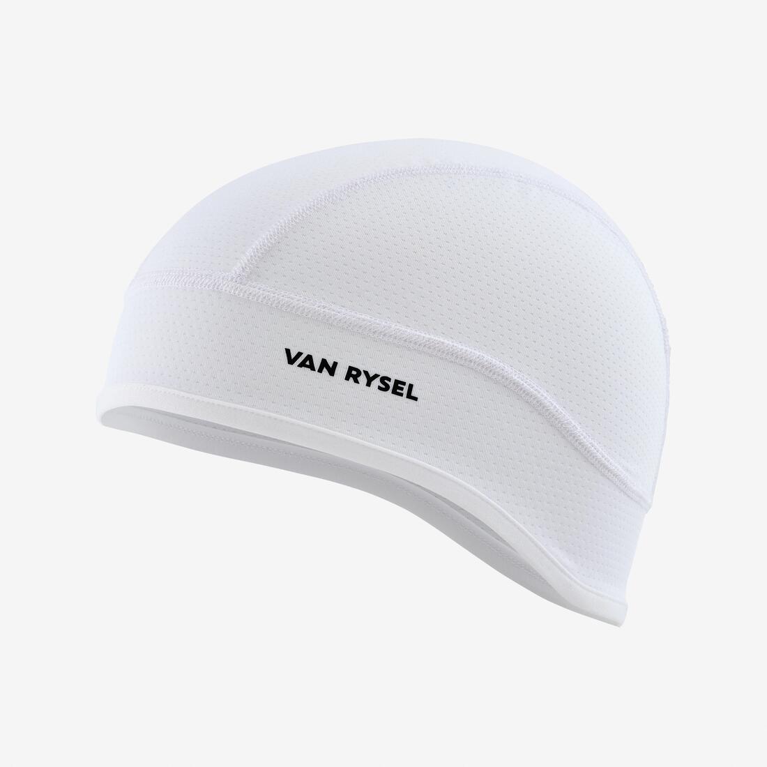 Sous-casque vélo 500 aquafreeze blanc