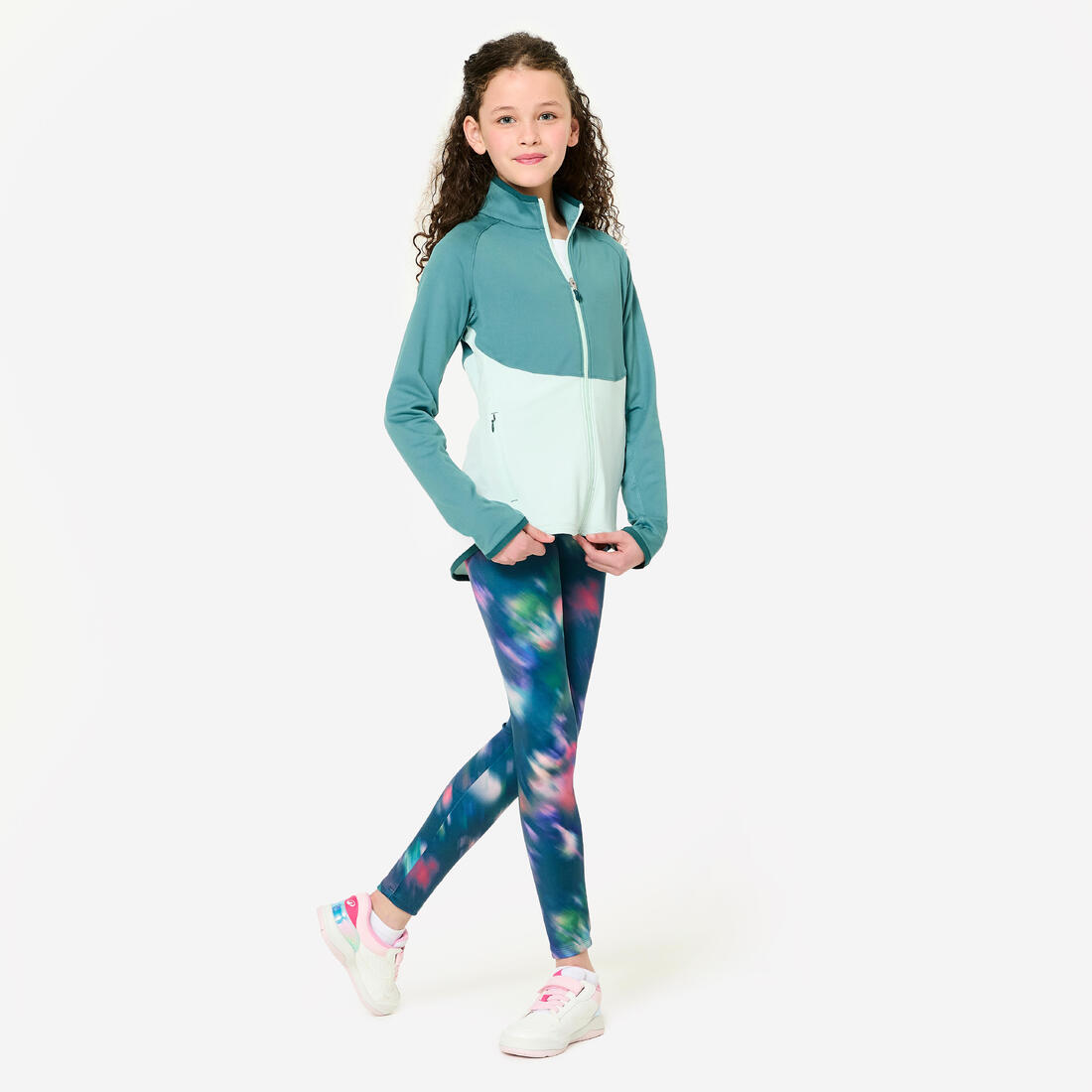 Veste de sport cintrée fille, vnoir