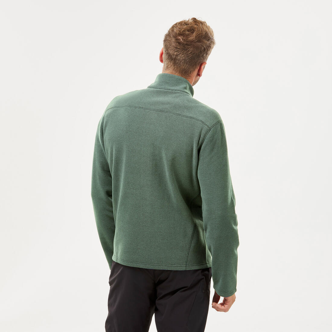 Polaire de randonnée montagne homme, MH100 full zip