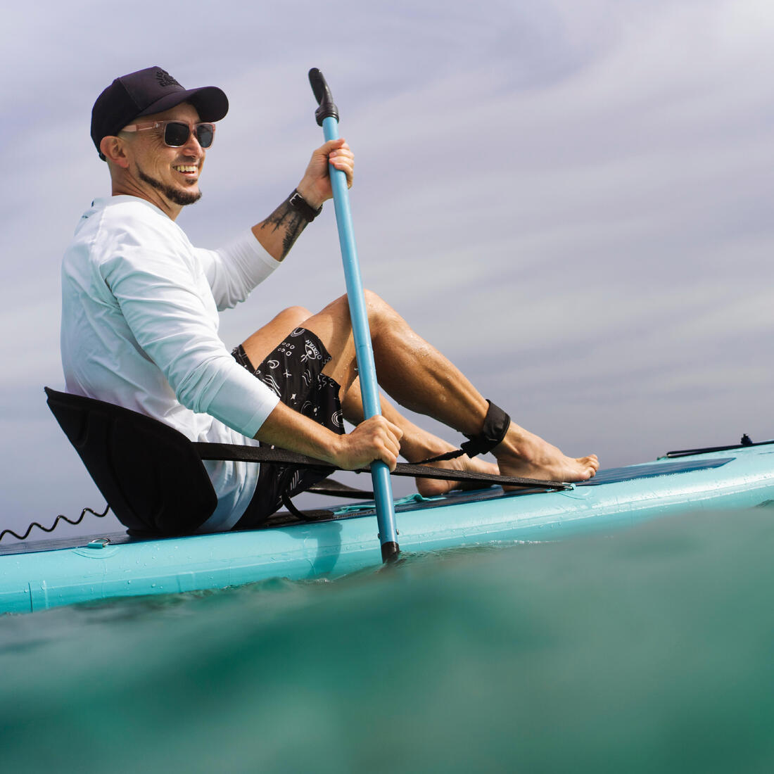 Siège de stand up paddle double accroches - Noir