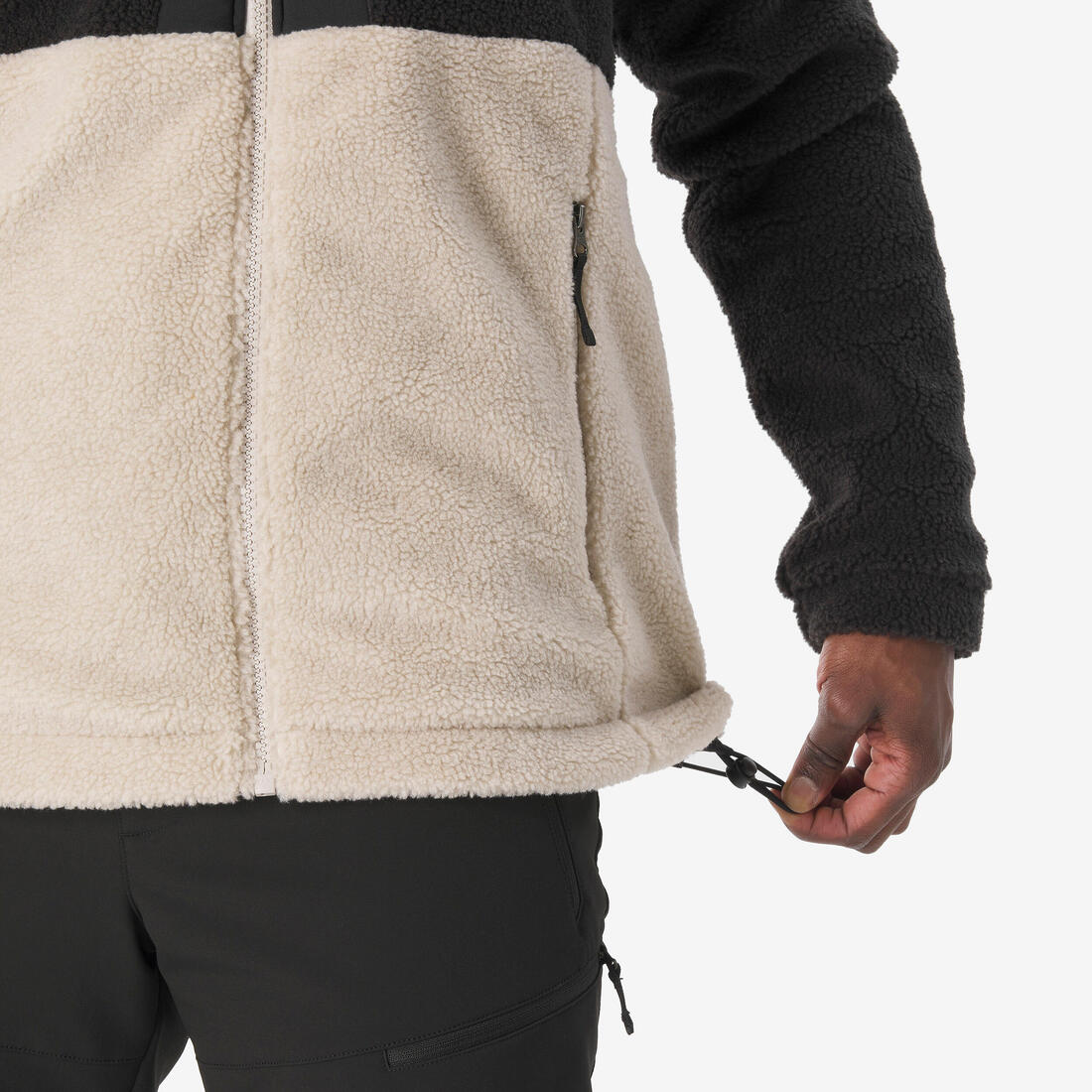 Veste polaire sherpa de randonnée chaude homme, SH900