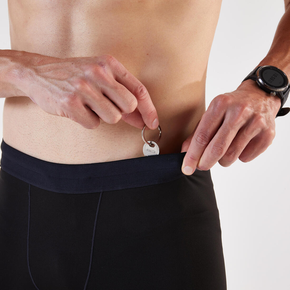 CUISSARD RUNNING HOMME KIPRUN NOIR