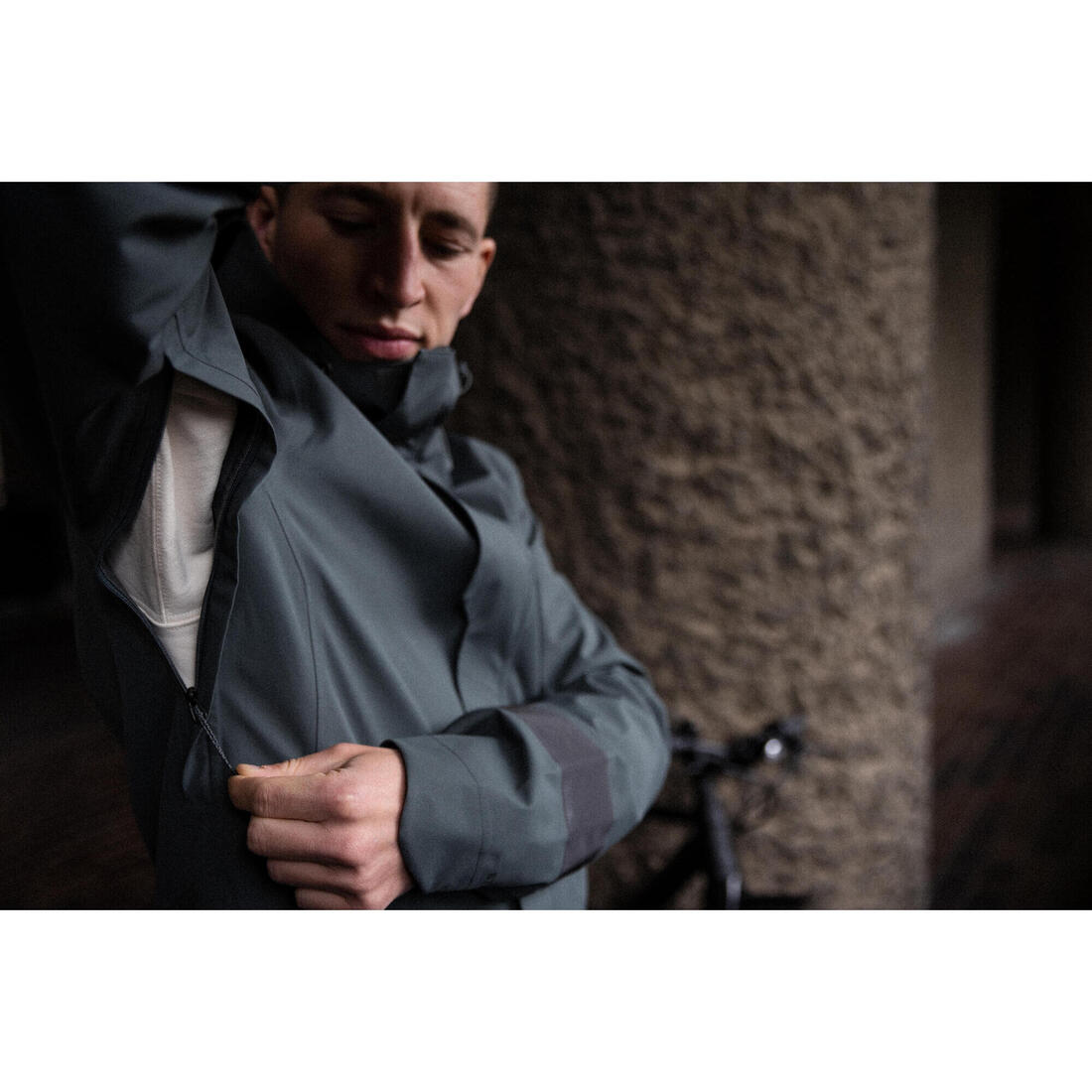 VESTE PLUIE VELO VILLE VISIBILITE NUIT 540 HOMME