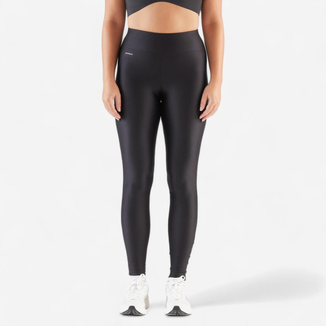 Legging running Femme - KIPRUN Run 100 noir – noir