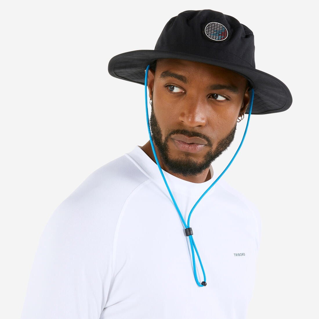 Chapeau bateau sailing 500 adulte voile noir