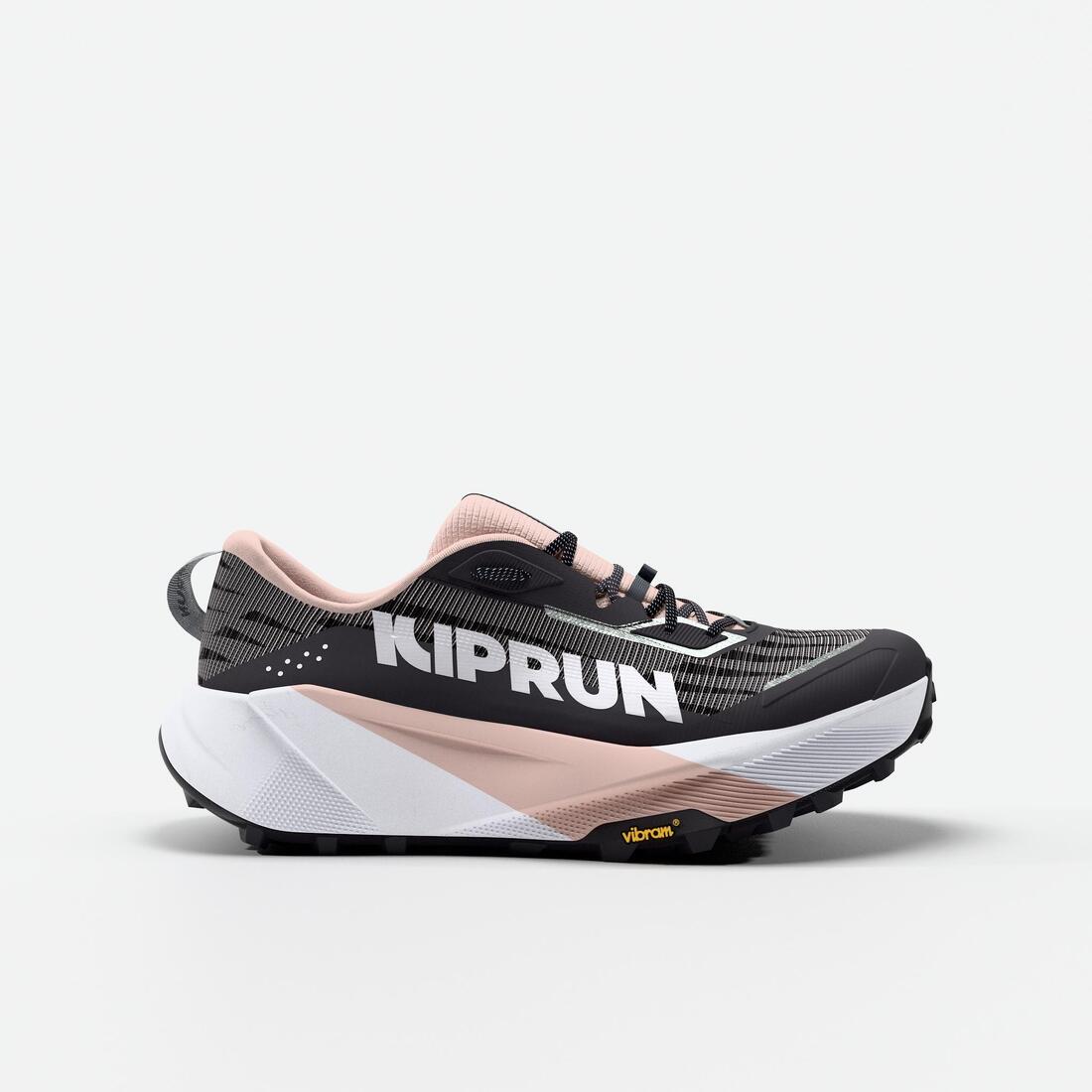 Chaussures de running trail femme, Kiprun kipsummit max gris et