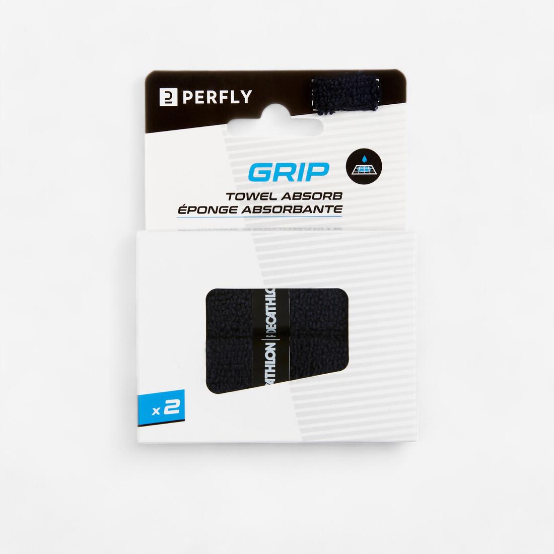 Lot de 2 Grips-Éponges De Badminton - Noir – Default