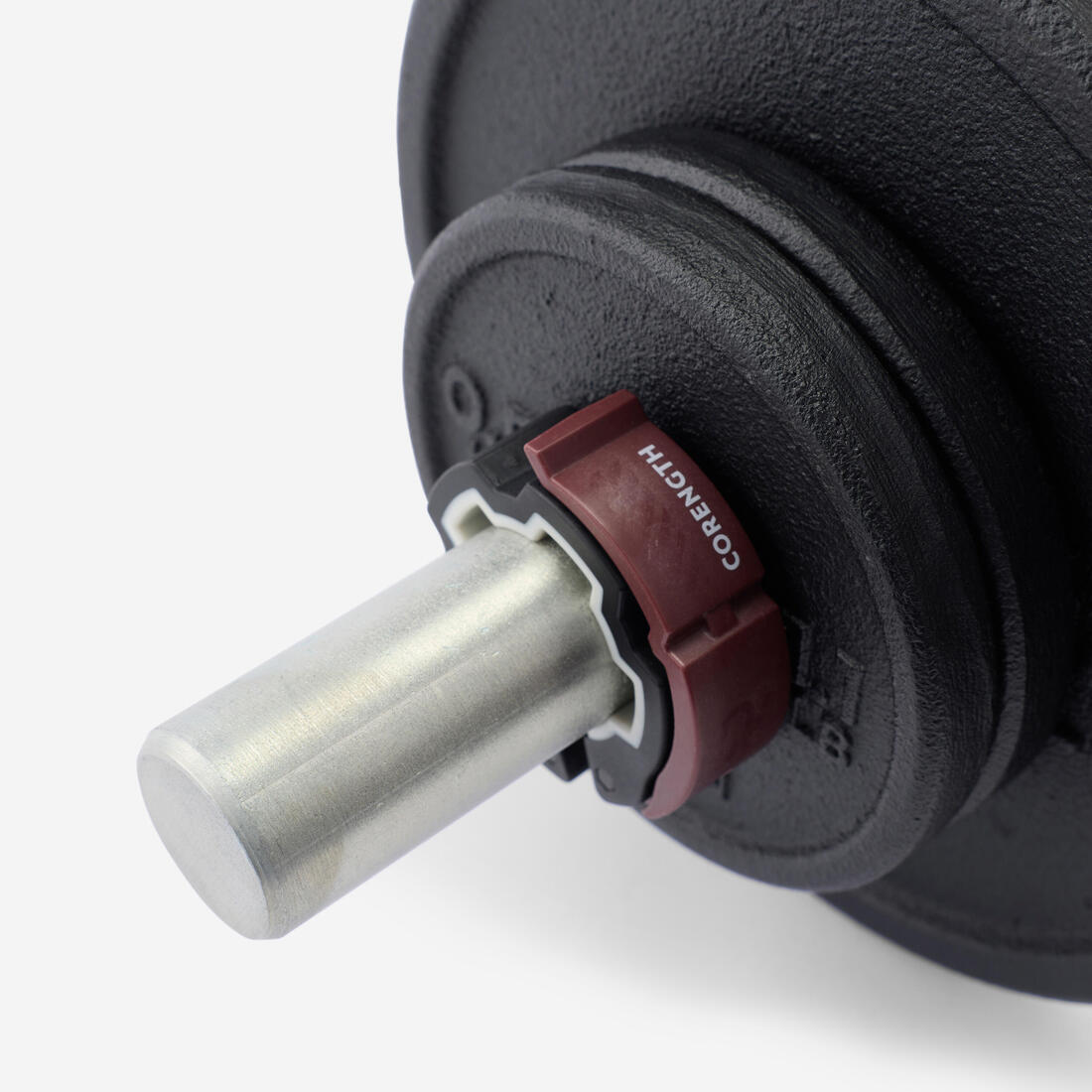 Kit 50 kg haltères et barre musculation avec disque de fonte à 80 % recyclée