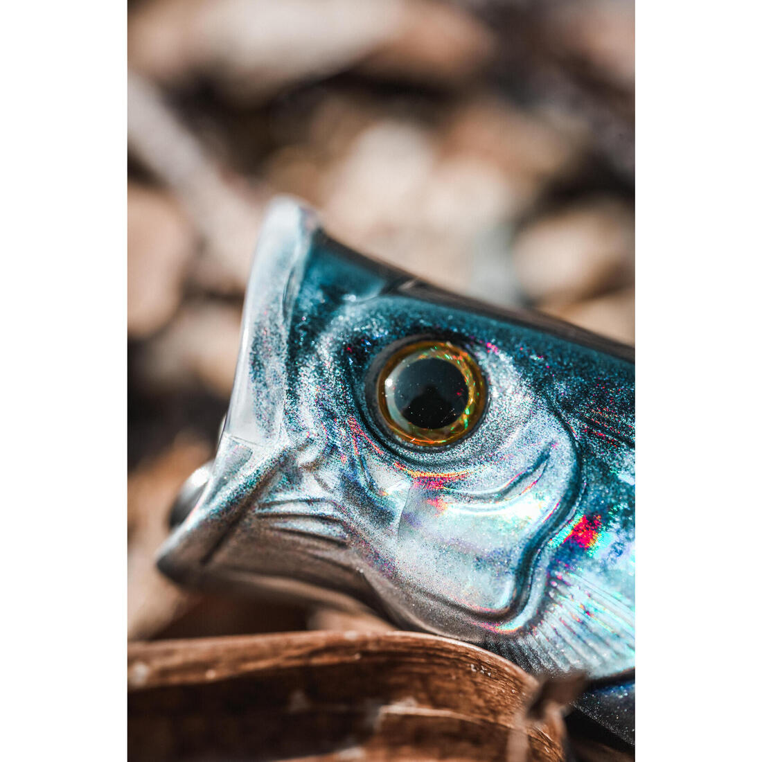 Leurre de surface Popper pêche en mer EXOFLY POP 12cm