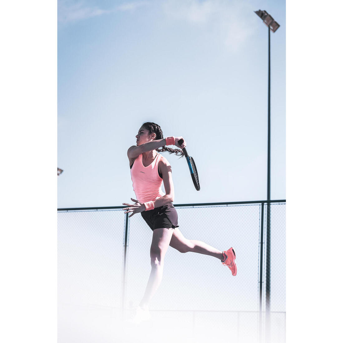 Short tennis dry soft à poche femme - Dry 500