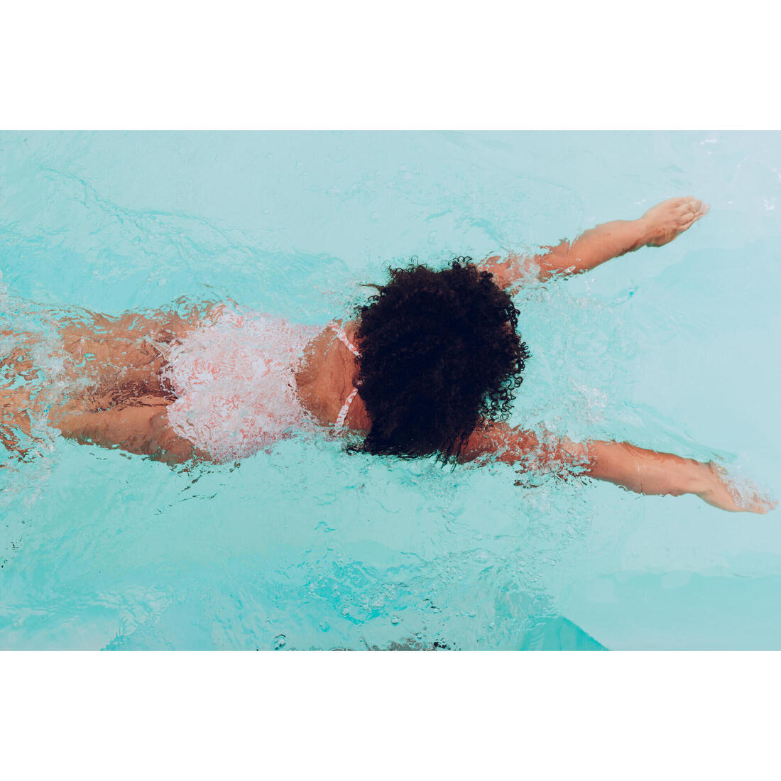 Maillot de bain 1 pièce natation Femme - Lila poly rouge