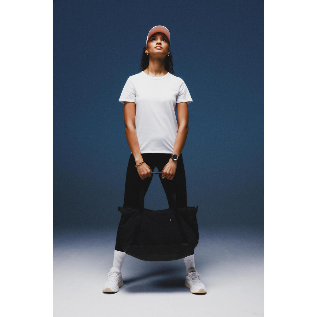 Legging de sport classique en coton et extensible femme