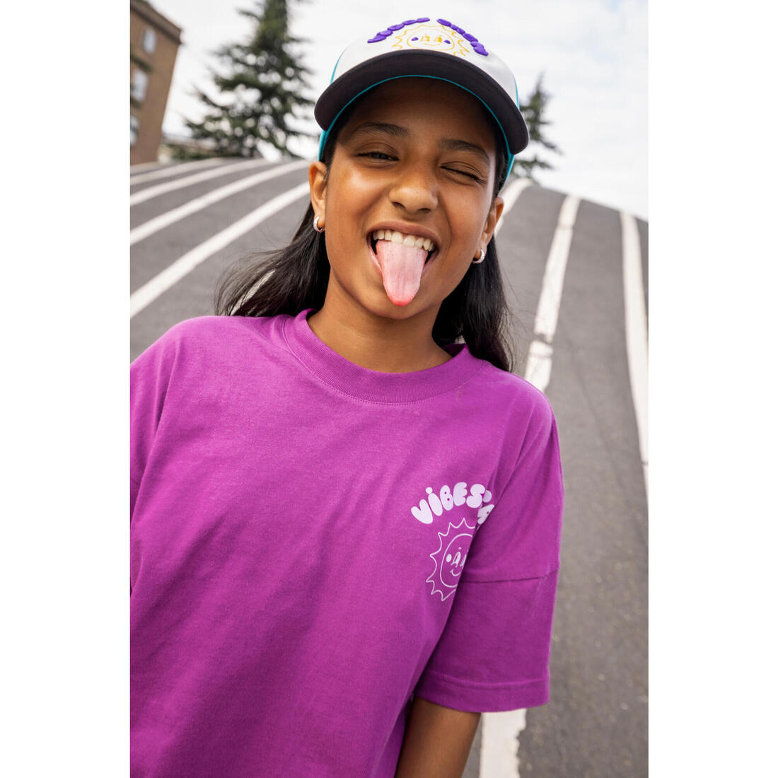 Tee-shirt oversize fille