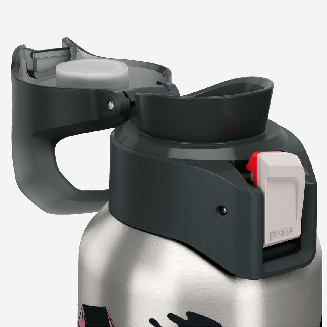 Gourde 900 isotherme inox 0,5L bouchon à ouverture rapide pour la randonnée
