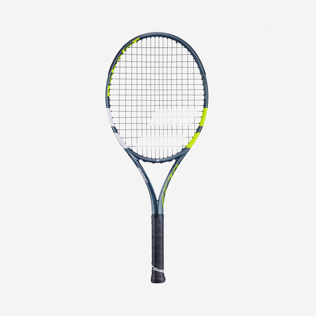 Raquette de tennis enfant 26 pouces, Babolat aero jr 26 gris jaune.