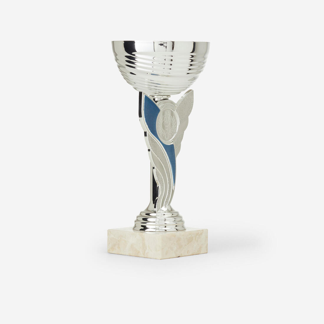 Coupe c130  argent/ bleu 19 cm