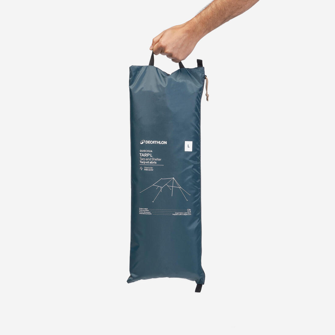Tarp abri de camping multifonction taille L