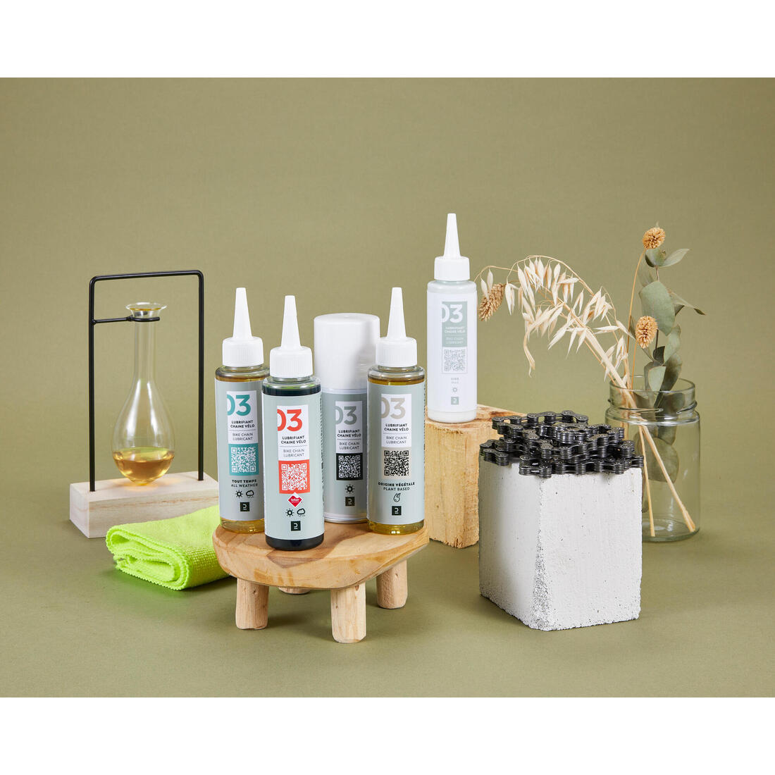 Lubrifiant chaine velo temps sec - 100ml