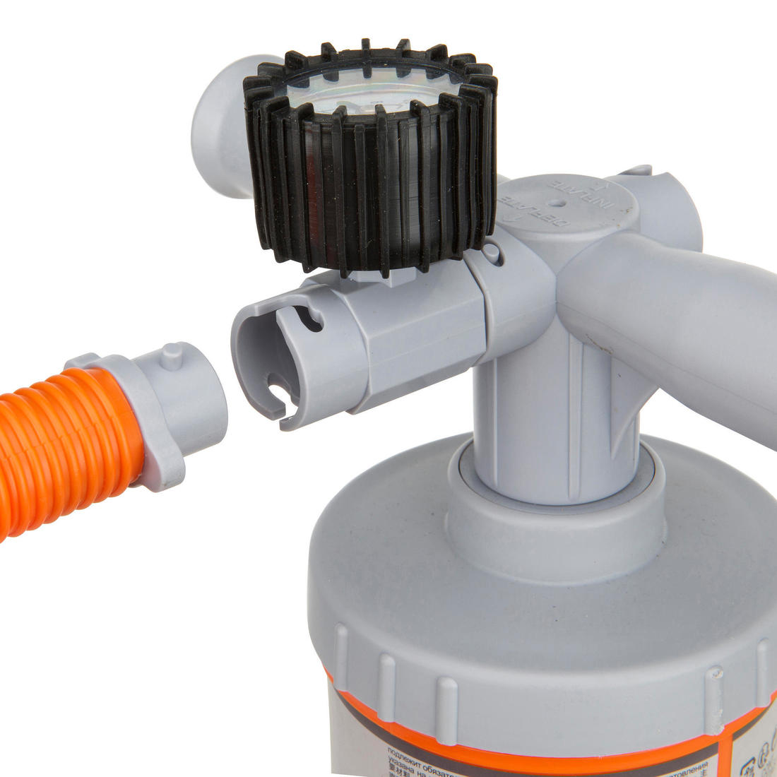 Pompe à main basse pression double action pour canoë kayak 2x2,6l 1-8 psi