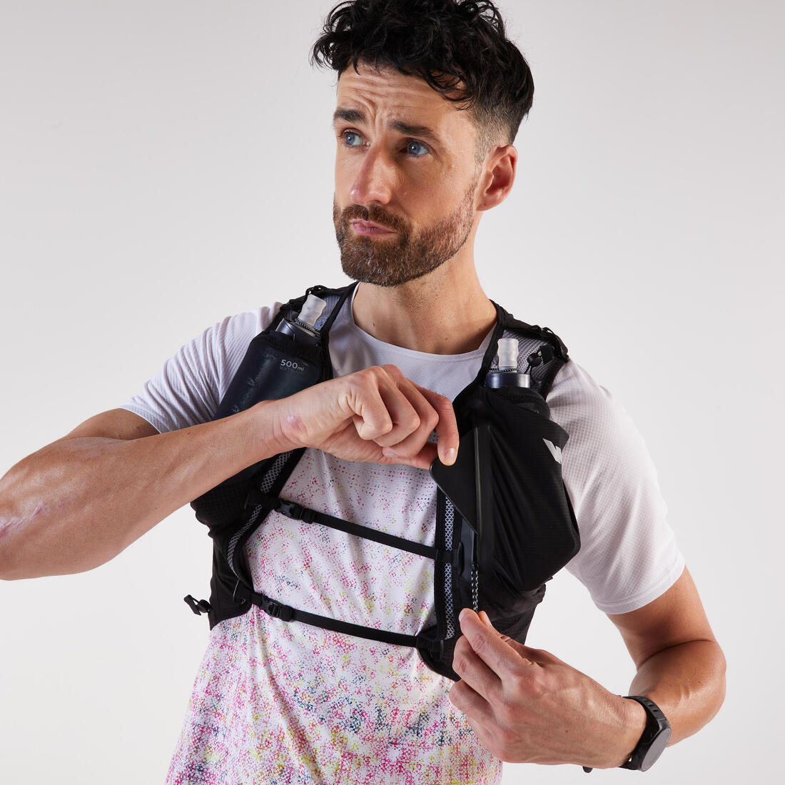 Sac trail running 10l mixte - vendu avec poche à eau 1l