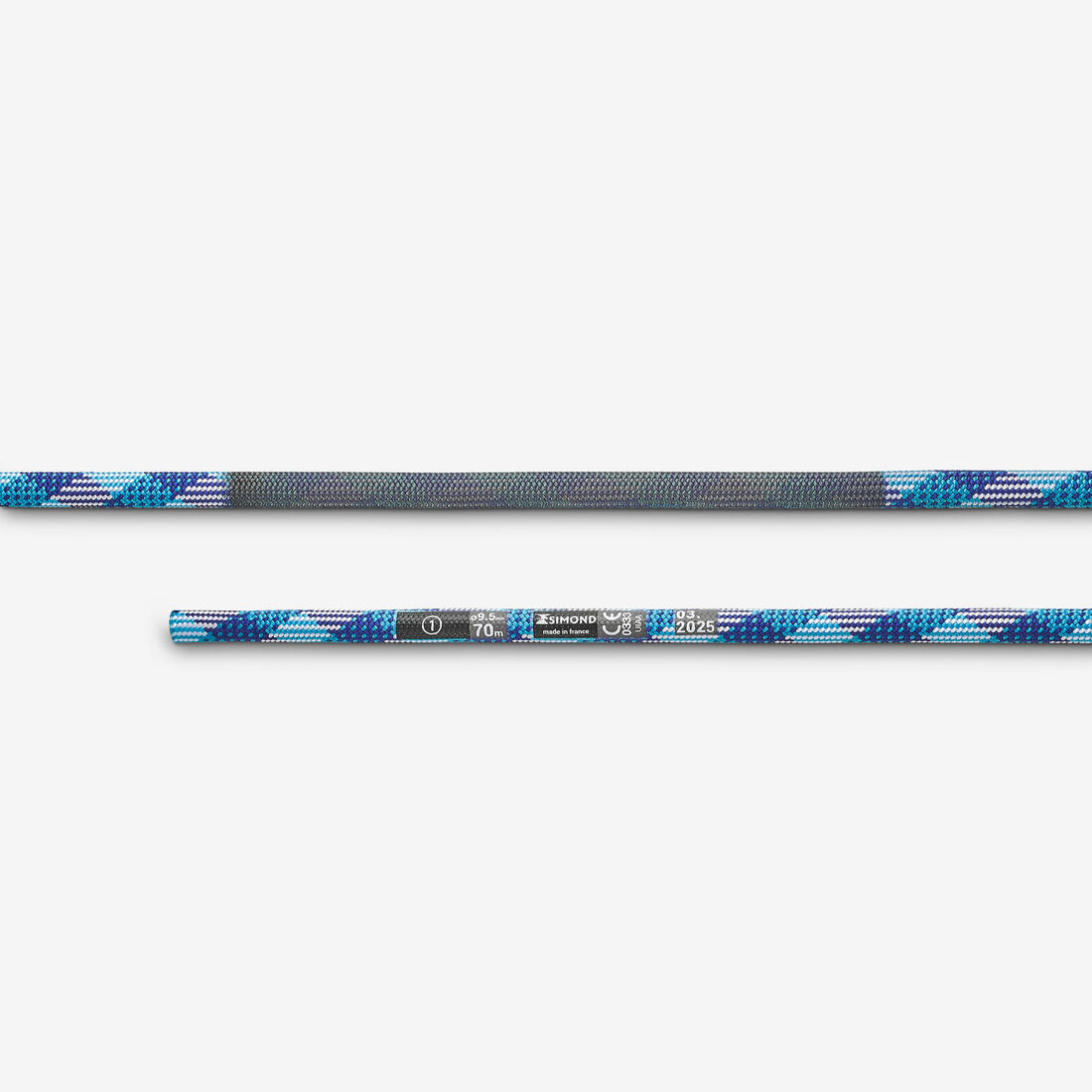 Corde d'escalade 9,5 mm x 70 m - vertika