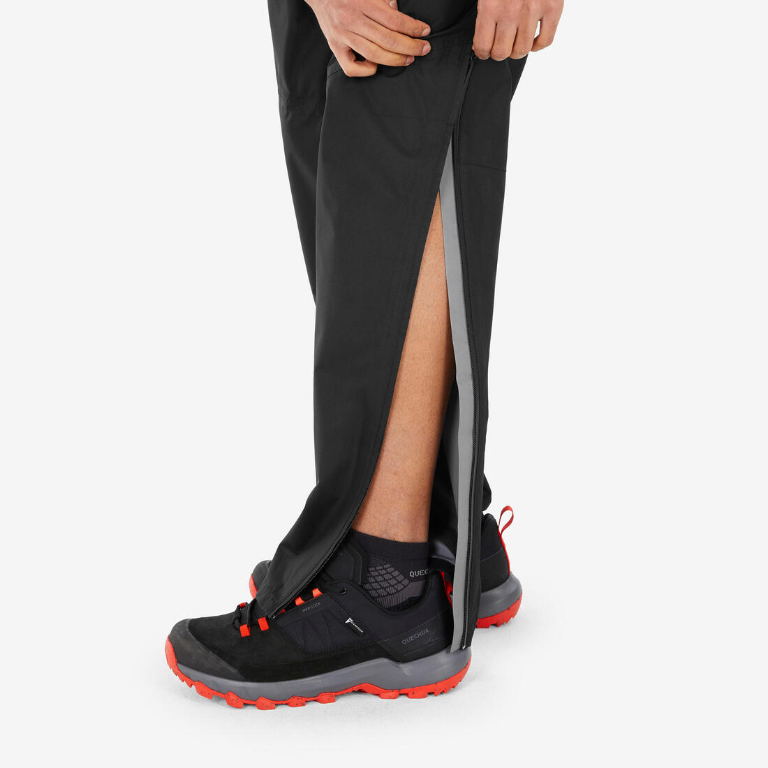 Surpantalon léger imperméable de randonnée - mh500 - homme