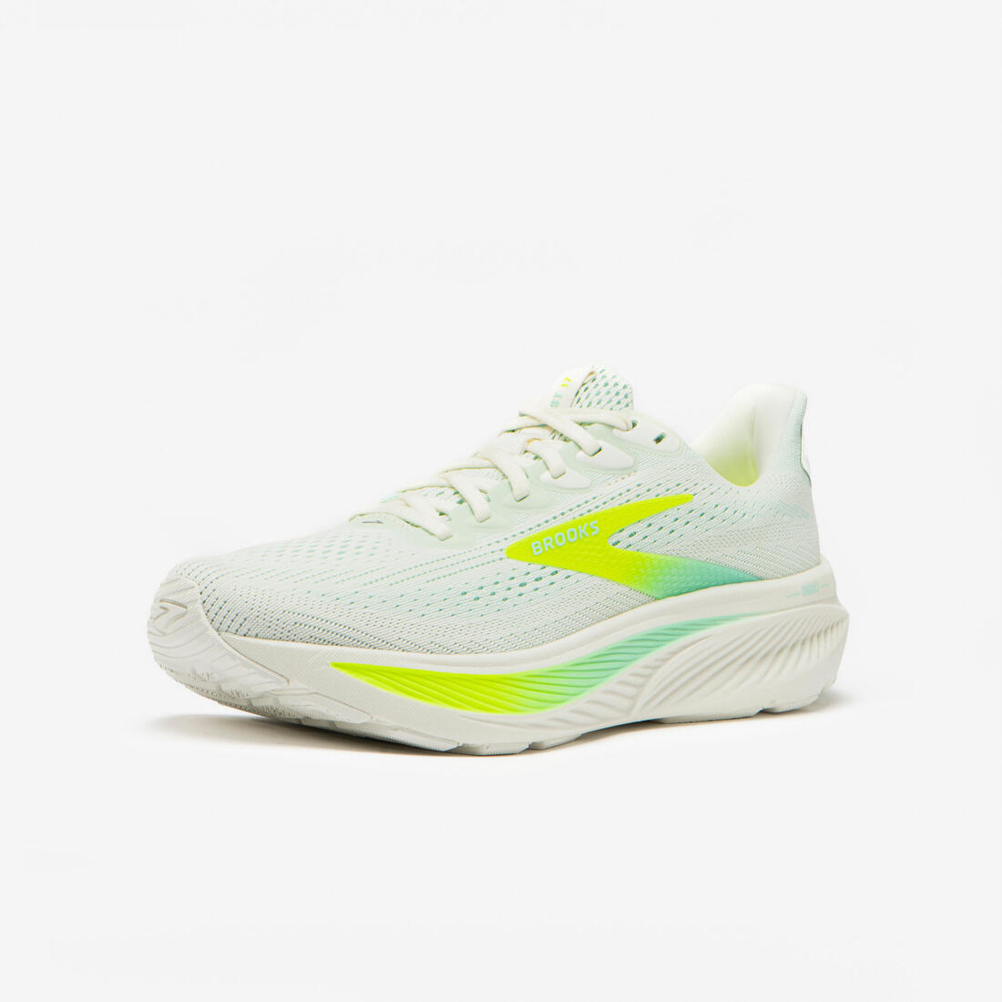 Chaussure de running femme, Brooks Ghost 17 gris orange