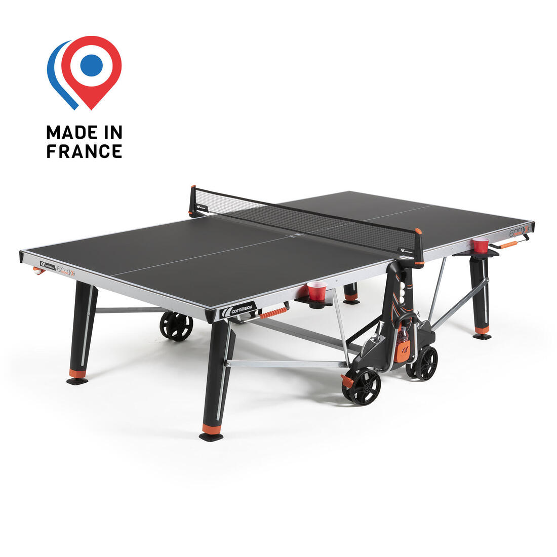 TABLE DE PING PONG EXTÉRIEURE 600X GRISE