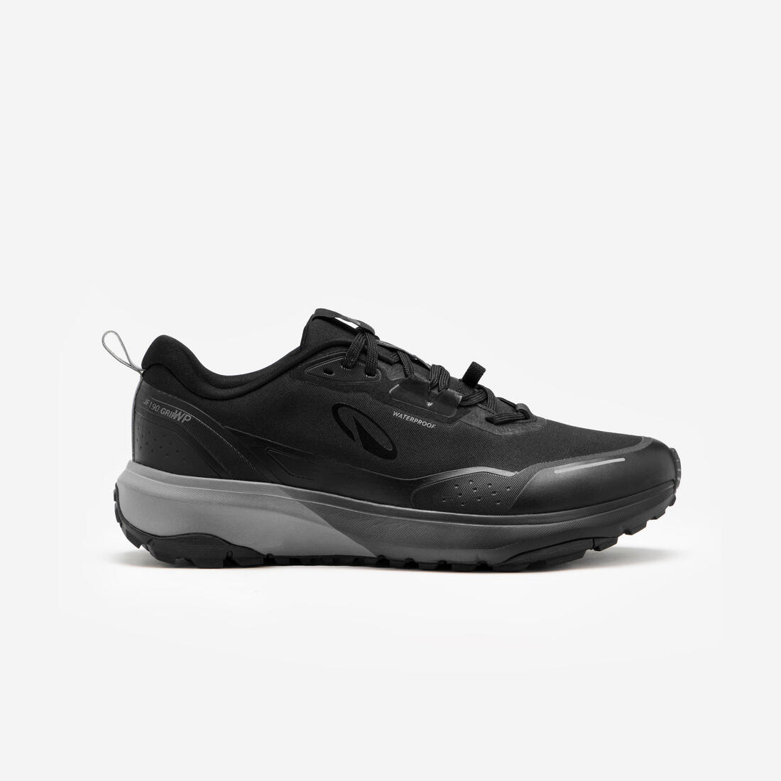 Chaussures de running et trail homme waterproof, JF 190 GRIP noir