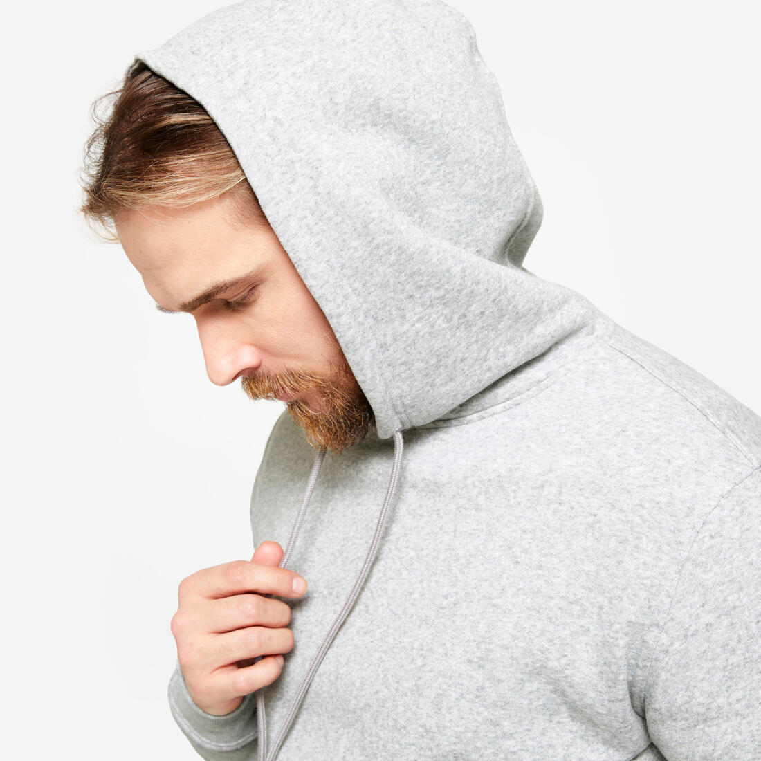 Sweat à capuche chaud en molleton homme