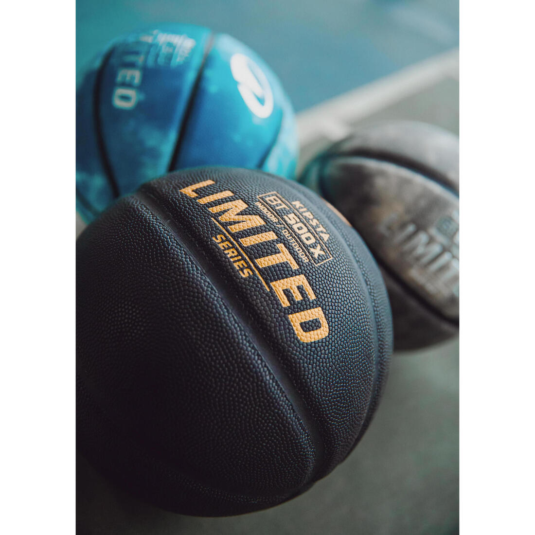Ballon de basket adulte bt500 grip taille 7