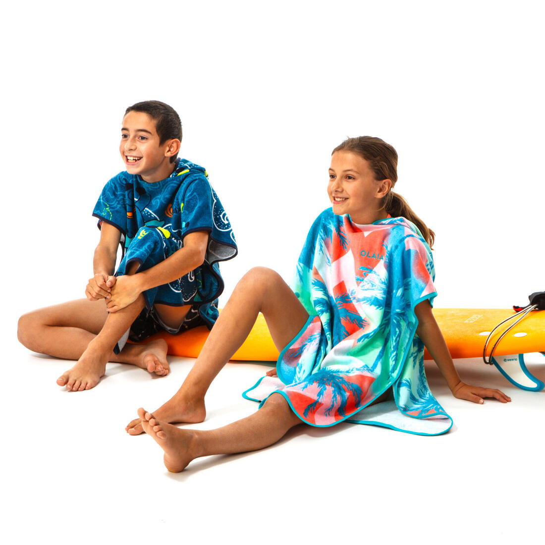 Poncho surf 500 junior (110 à 135 cm) surfy