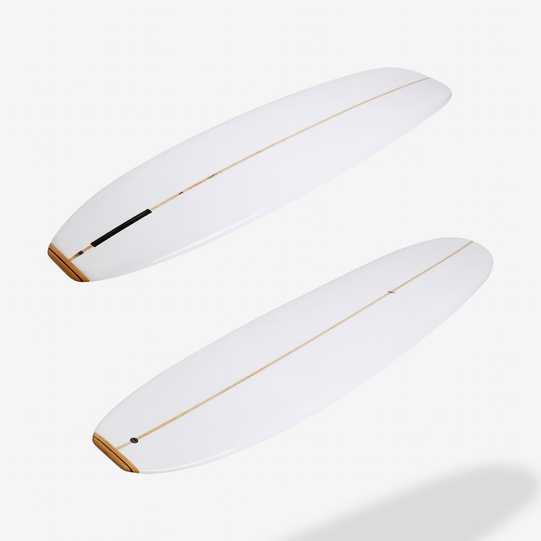 Planche de longboard surf 9'4, 900 Noserider clear blanc