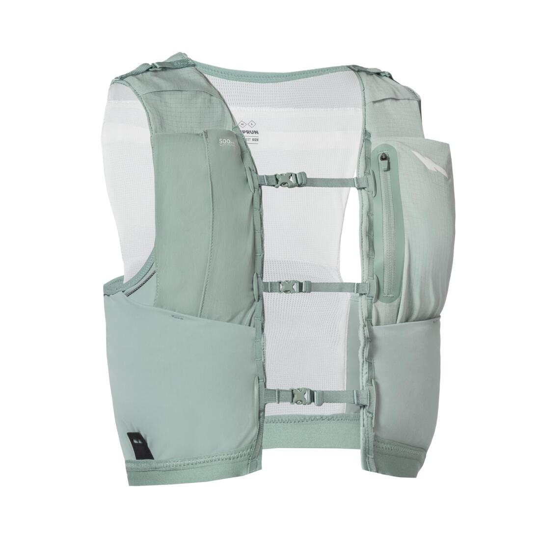 Gilet trail running compétition porte flasques mixte - KIPRUN 900 RACE 5L