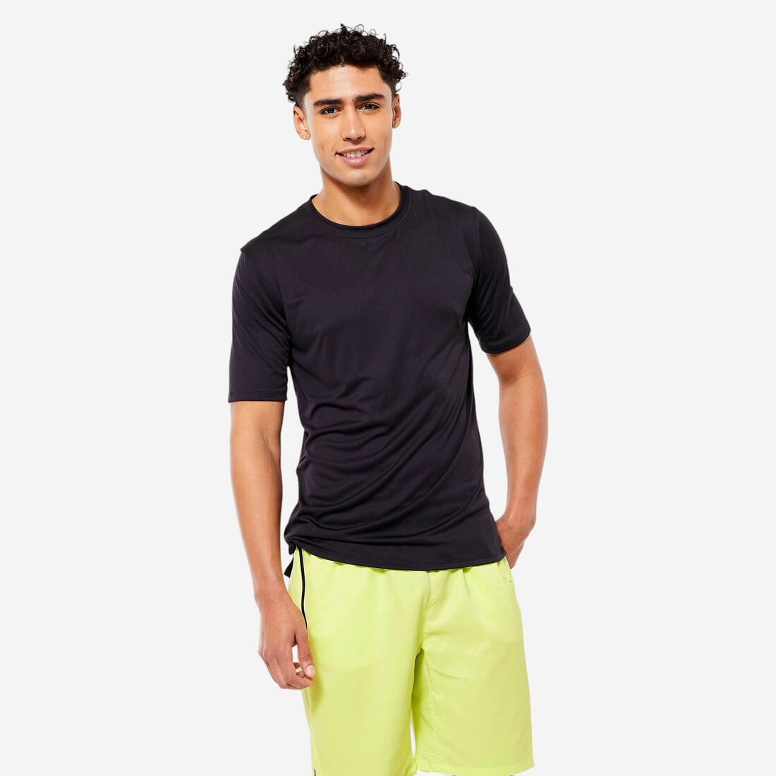 Tee-shirt training respirant odor control homme, noir